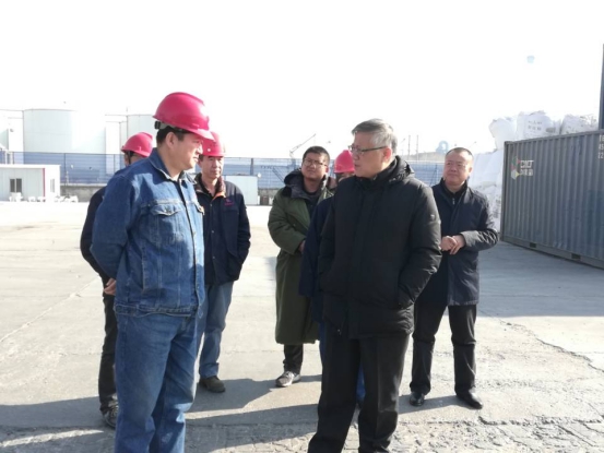 集團黨委書記、董事長王玉輝同志到工投公司考察調研